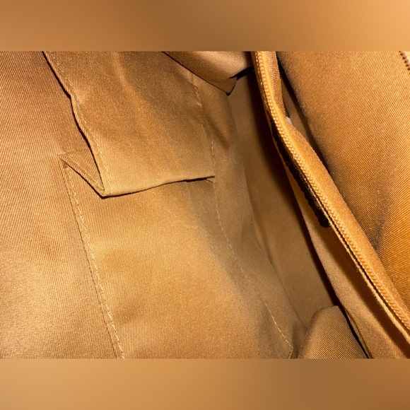 THREADED PEAR CAMEL CAMPBELL TOTE W DESSERT  BOHO REMOVABLE CROSSBODY STRAP - Picture 13 of 13